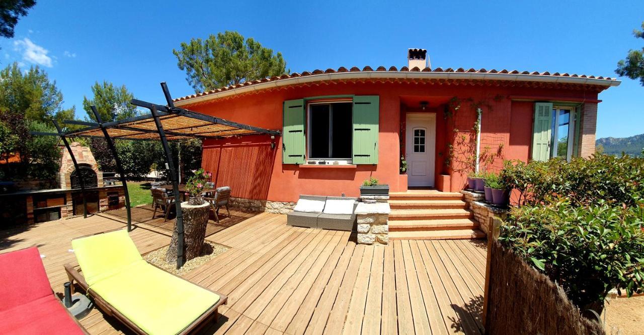 Appartements Avec Jardin Dans Villa Rocaille กาซีส์ ภายนอก รูปภาพ