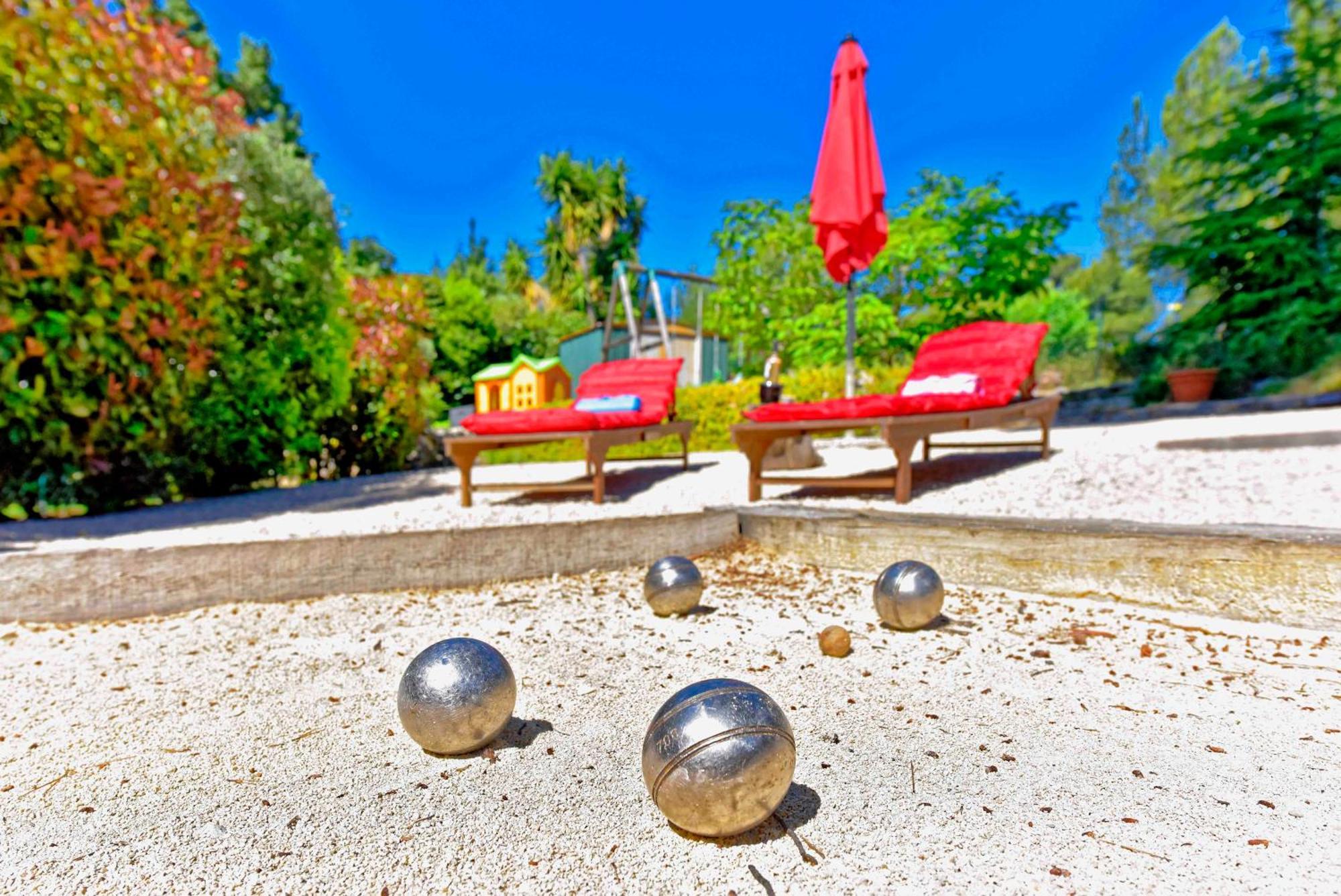 Appartements Avec Jardin Dans Villa Rocaille กาซีส์ ภายนอก รูปภาพ