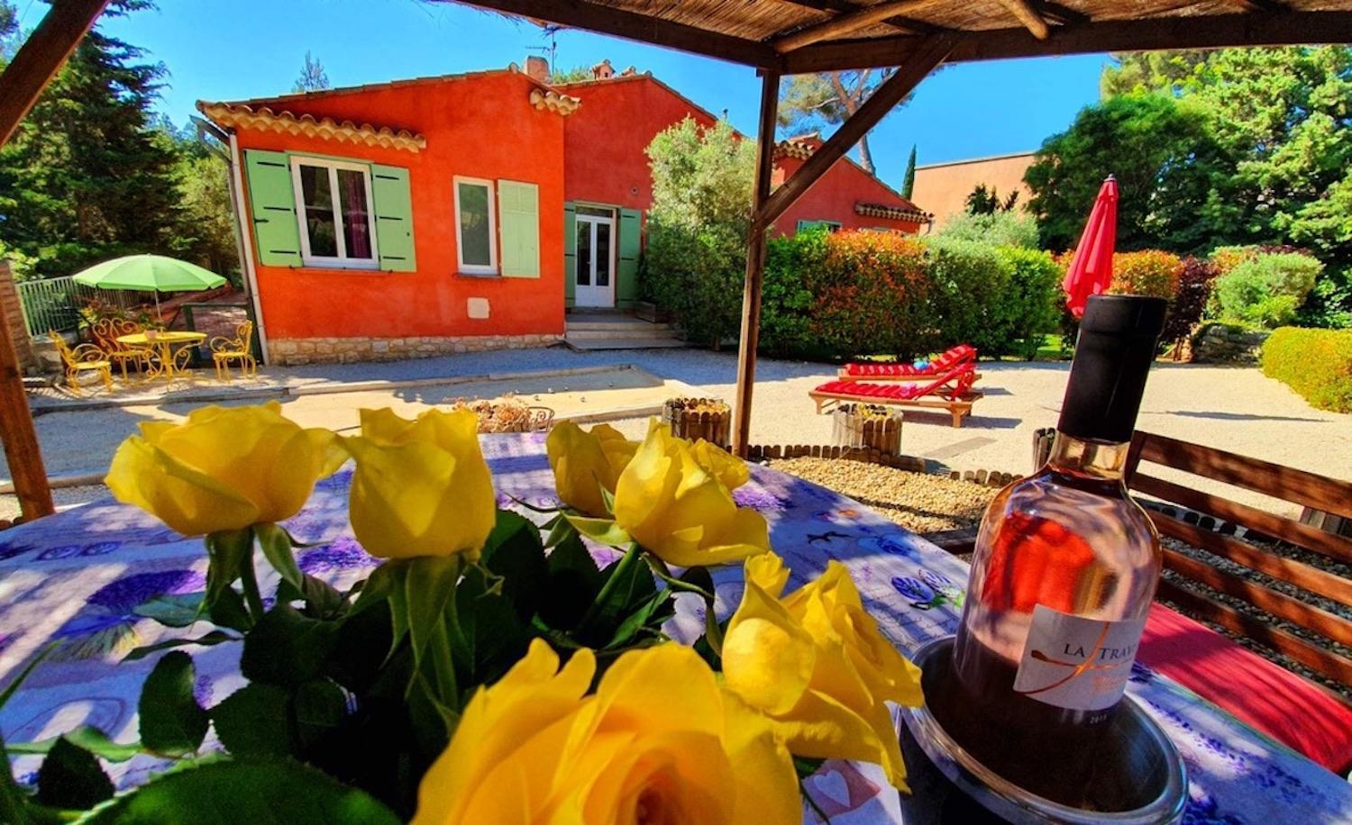 Appartements Avec Jardin Dans Villa Rocaille กาซีส์ ภายนอก รูปภาพ