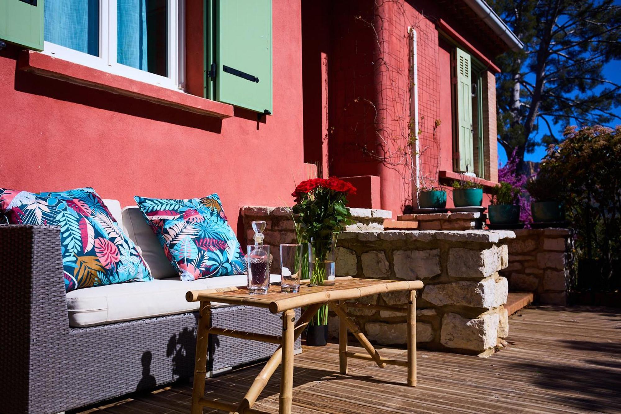 Appartements Avec Jardin Dans Villa Rocaille กาซีส์ ภายนอก รูปภาพ